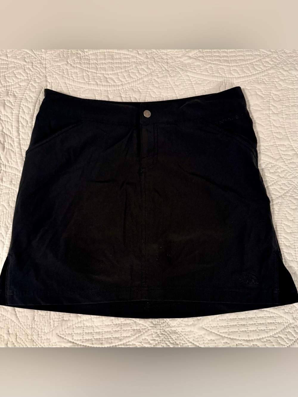 The North Face Black Embroidered Logo Skort Hiking Activewear